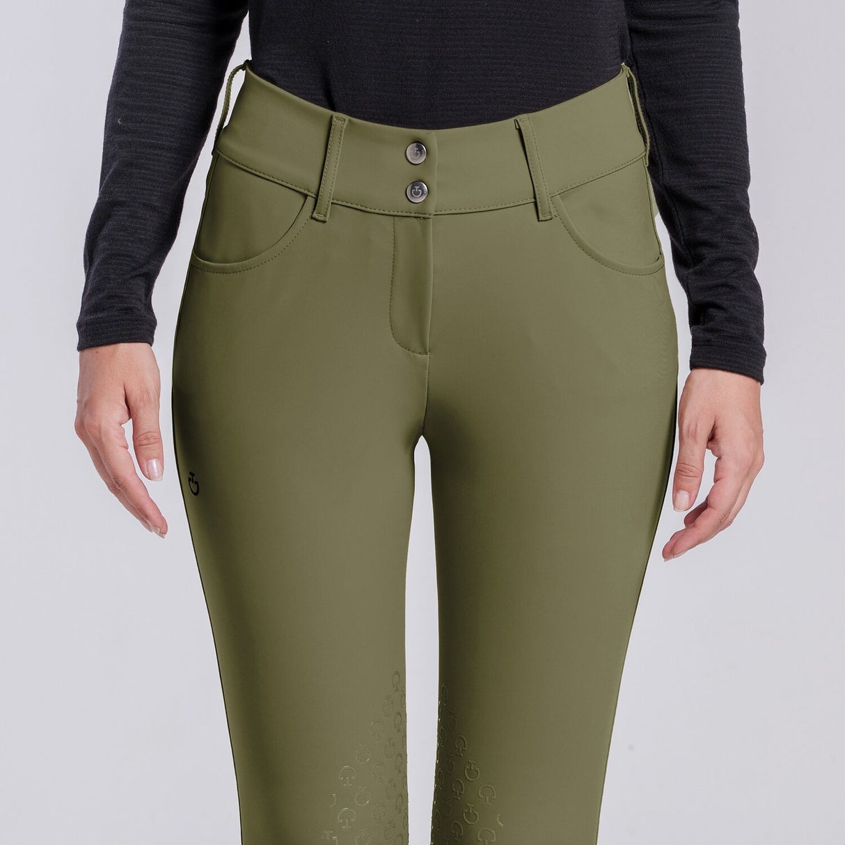 PANTALONI CON GRIP AL GINOCCHIO DA DONNA Cavalleria Toscana