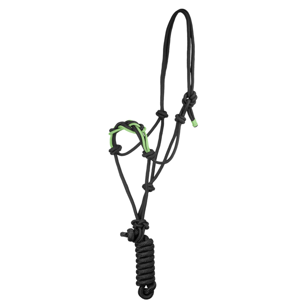 Cavezza con corda intrecciata sulla nasalina