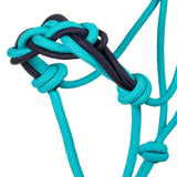 Cavezza con corda intrecciata sulla nasalina