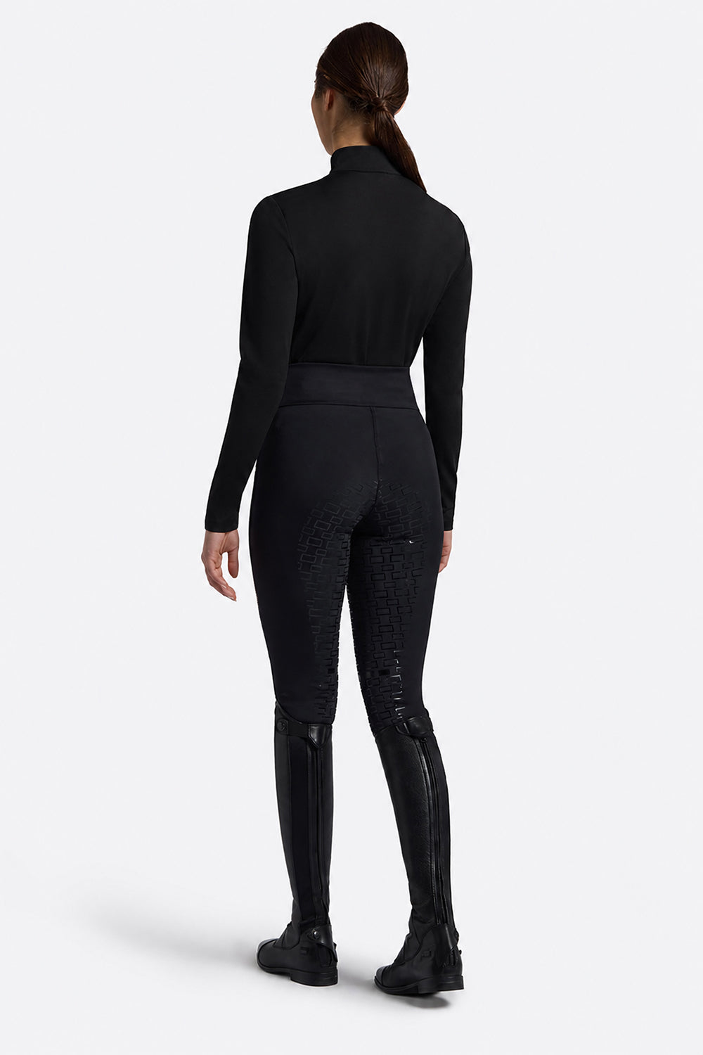 Polo da training con zip e strass da donna RG