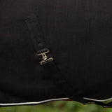 Coperta in pile con treccia QHP