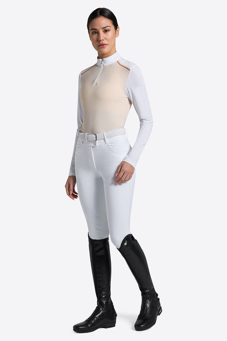 Camicia da Competizione Rider’s Gene da Donna in Jersey con Inserti Forati