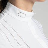 Camicia da gara donna con maniche lunghe e strass RG