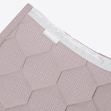 Sottosella e cuffia jumping con trapuntatura esagonale Cavalleria Toscana rosa