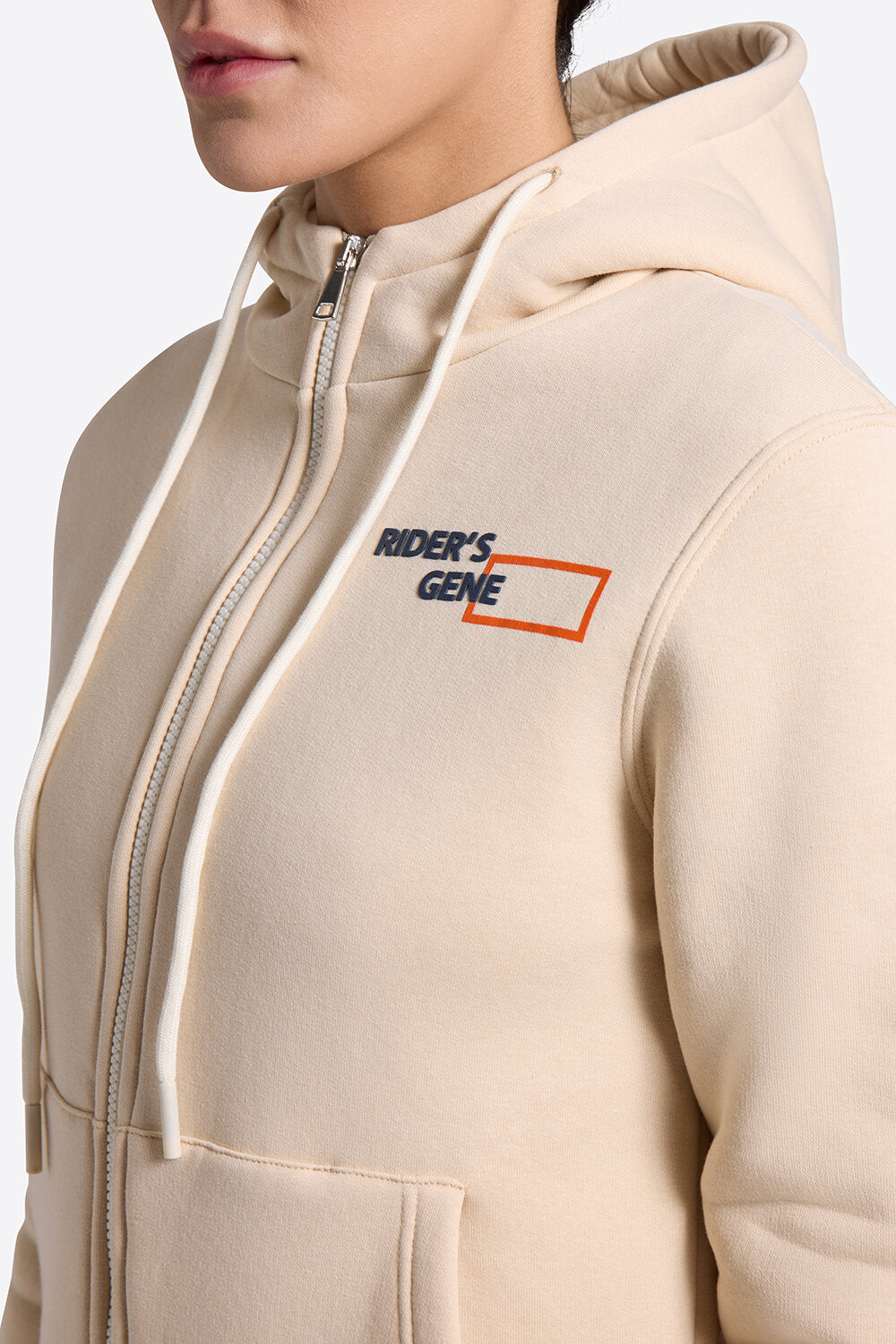 Felpa con Zip Rider’s Gene da Donna in Cotone