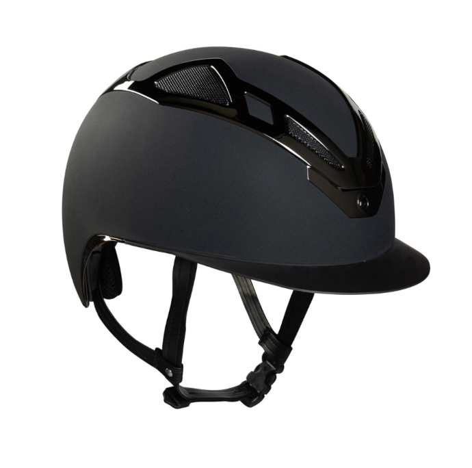 CASCO SUOMY CHROME BLACK MATT