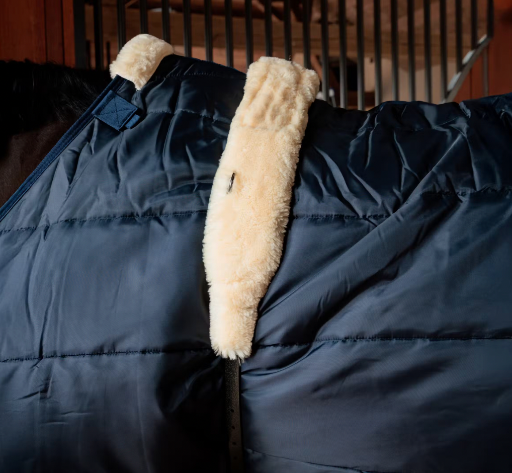 Fascione in nylon e pelle di pecora Kentucky