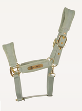 Capezza in velluto verde Kentucky