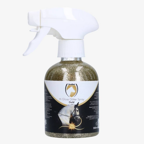 Hi Gloss Glitter Spray per Pelo Coda e Criniera 250ml Excellent Horse Arcobaleno