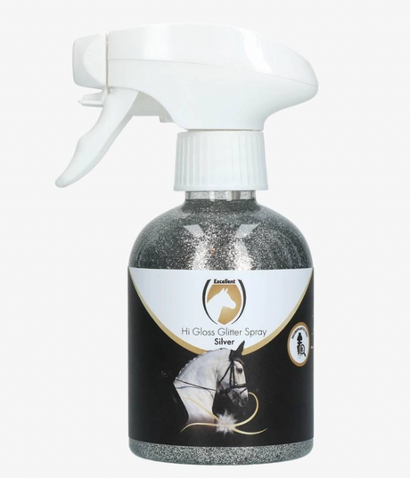 Hi Gloss Glitter Spray per Pelo Coda e Criniera 250ml Excellent Horse Arcobaleno