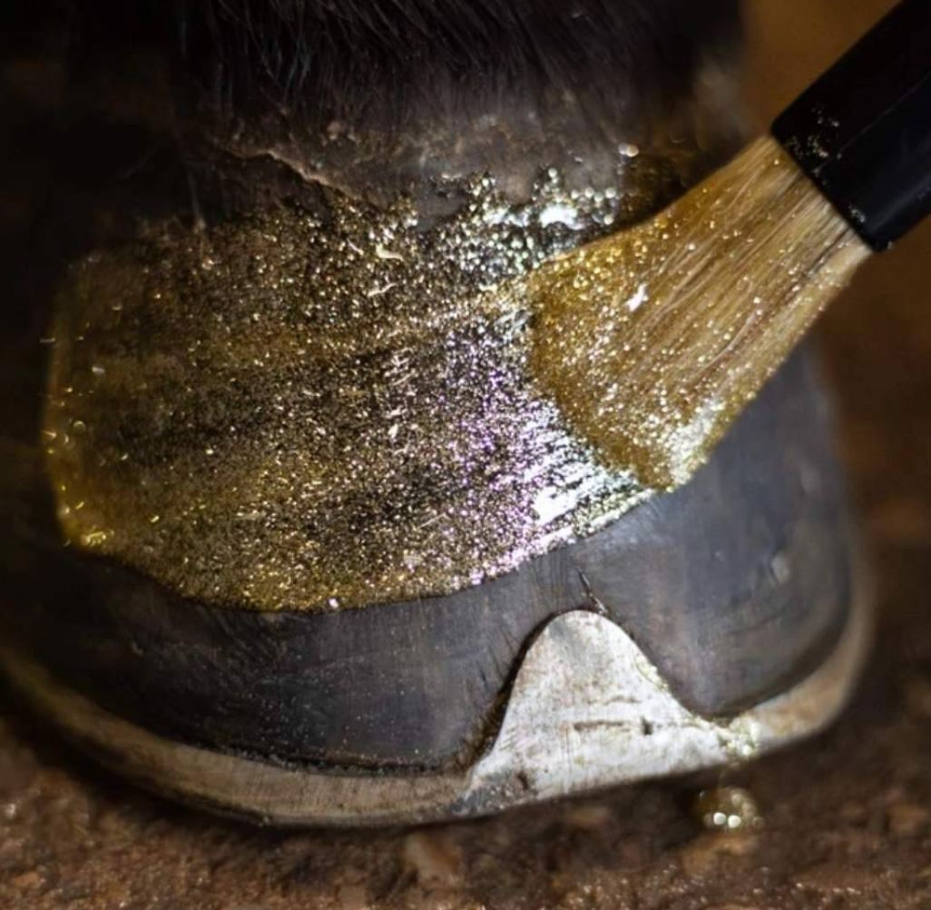 Hi Gloss Glitter Smalto per Zoccoli 150ml Excellent Horse