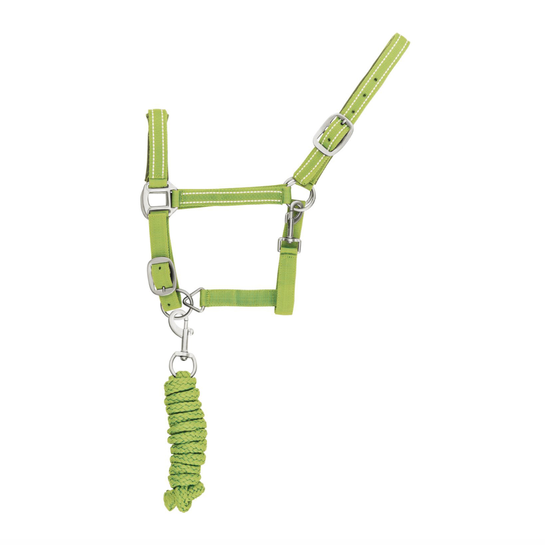 Cavezza nylon con lunghina modello Reflective