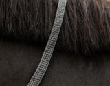 Lunghina da presentazione in nylon trecciato grigio Kentucky