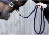 Lunghina con gancio antipanico in nylon Kentucky blu