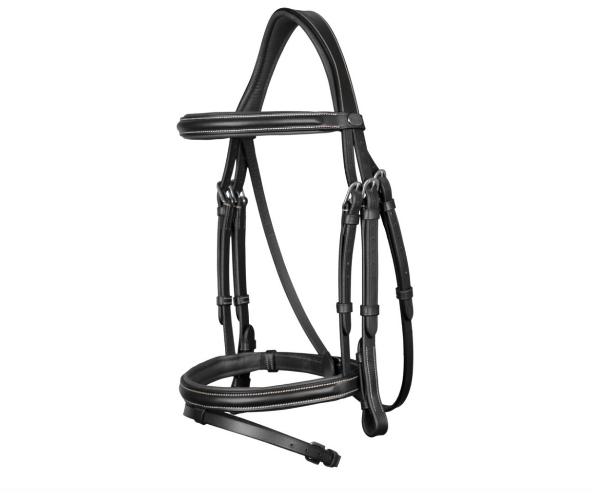 Testiera classica Dy'On Flash Noseband nera