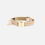 Collare per cani Pied De Poule beige Kentucky