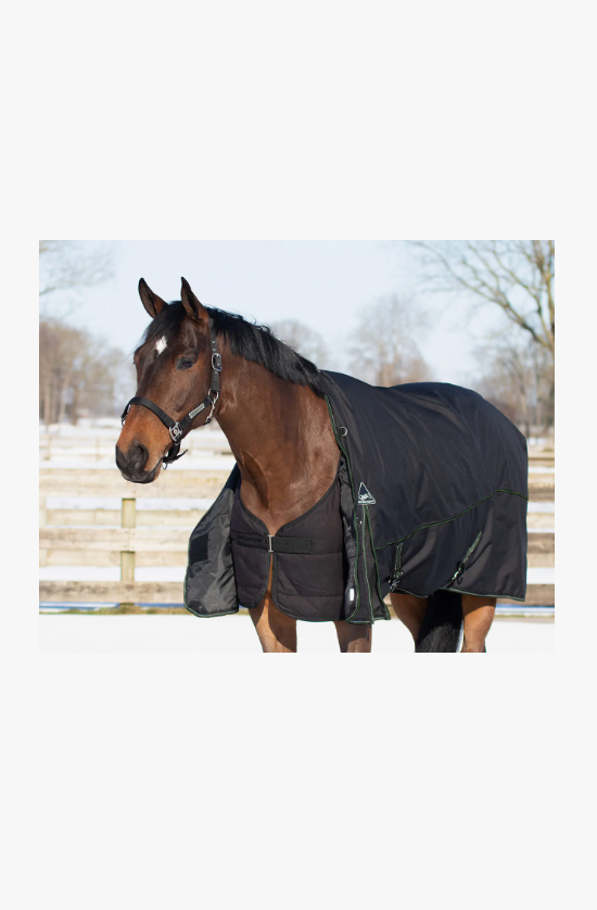 Coperta 3 in 1 impermeabile 300gr QHP nera