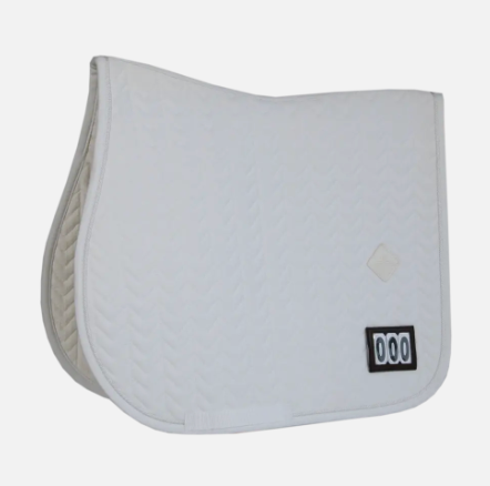 Sottosella jumping modello Fishbone Kentucky con portanumero bianco