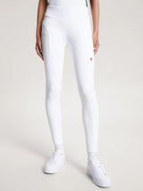 Leggings donna Elmira full grip Tommy Hilfiger bianco