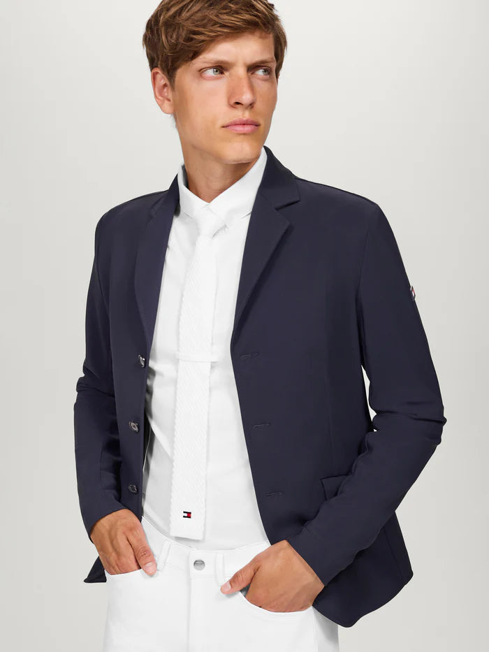 Cravatta lavorata a maglia Adam con cerniera BIANCO OTTICO Tommy Hilfiger
