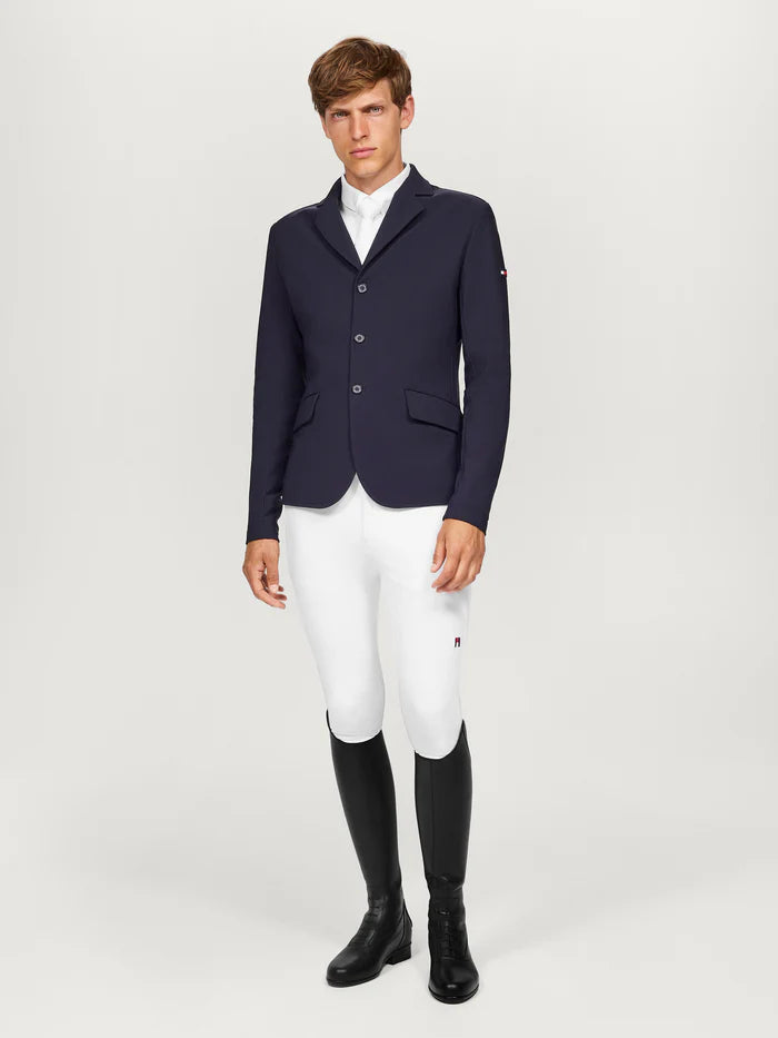 Cravatta lavorata a maglia Adam con cerniera BIANCO OTTICO Tommy Hilfiger