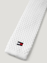 Cravatta lavorata a maglia Adam con cerniera BIANCO OTTICO Tommy Hilfiger