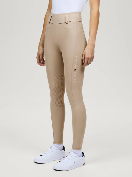 Pantaloni donna Highland Hybrid ful grip Beige Tommy Hilfiger