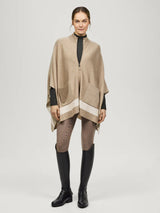 Mantella in maglia Greenwood taupe - one size Tommy Hilfiger