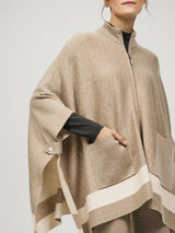 Mantella in maglia Greenwood taupe - one size Tommy Hilfiger