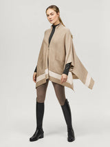 Mantella in maglia Greenwood taupe - one size Tommy Hilfiger