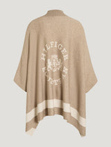 Mantella in maglia Greenwood taupe - one size Tommy Hilfiger