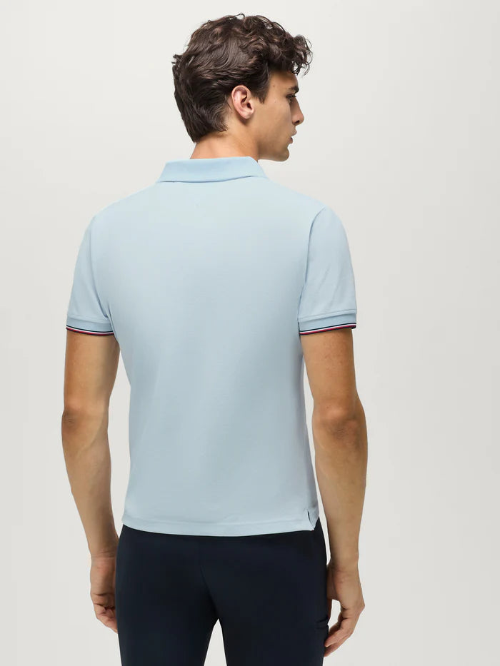 Polo uomo Davis Tommy Hilfiger celeste