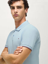 Polo uomo Davis Tommy Hilfiger celeste