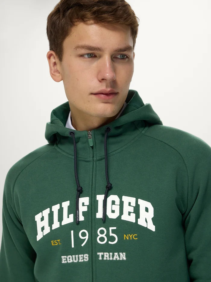 Felpa con cappuccio e zip da uomo Parker EVERGREEN Tommy Hilfiger