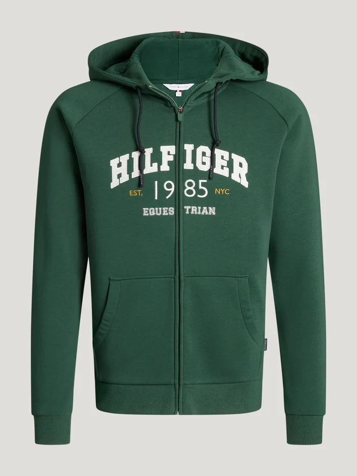 Felpa con cappuccio e zip da uomo Parker EVERGREEN Tommy Hilfiger