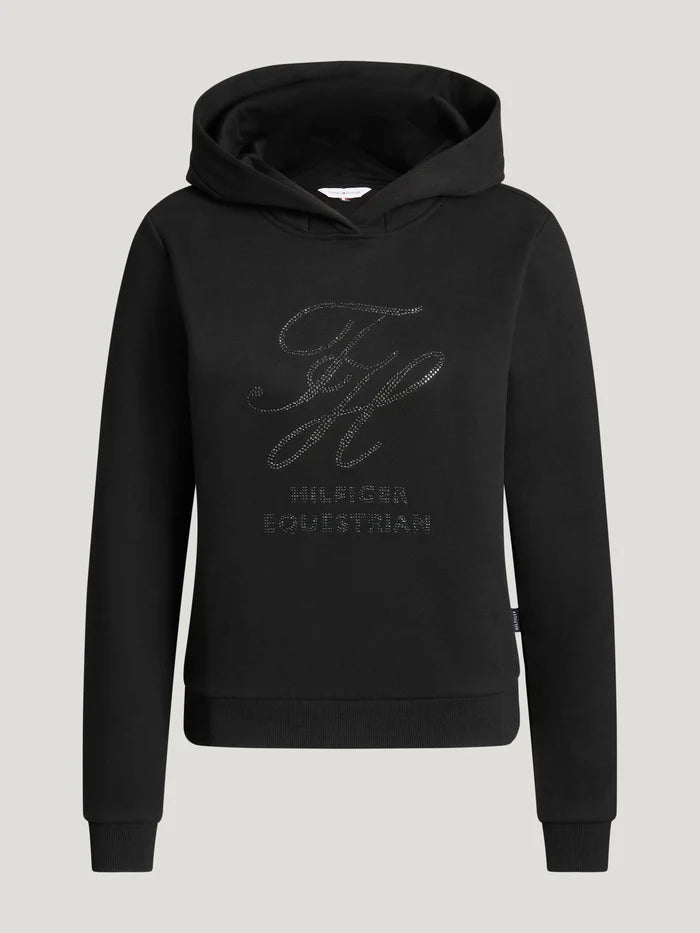 Felpa con cappuccio da donna Estelle con strass Tommy Hilfiger