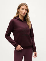 Felpa con cappuccio da donna Estelle con strass Tommy Hilfiger