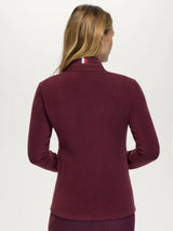 Giacca in pile da donna Elmonte DEEP BURGUNDY Tommy Hilfiger