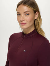 Maglia da allenamento donna Cady con cerniera a 1/4 e strass Tommy Hilfiger
