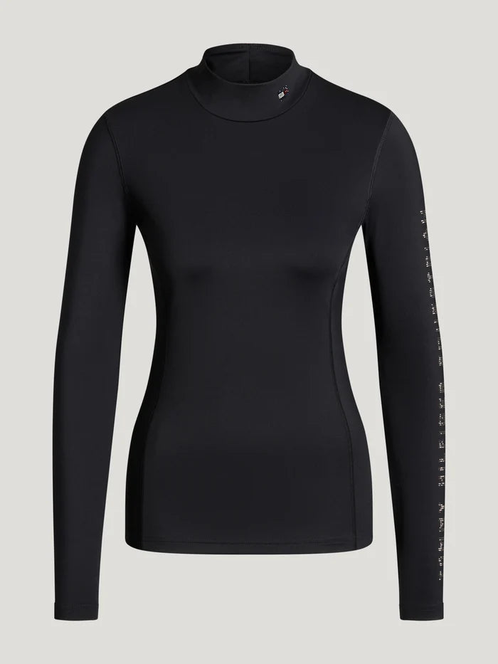 Maglia termica donna Amelie con strass e collo alto Tommy Hilfiger