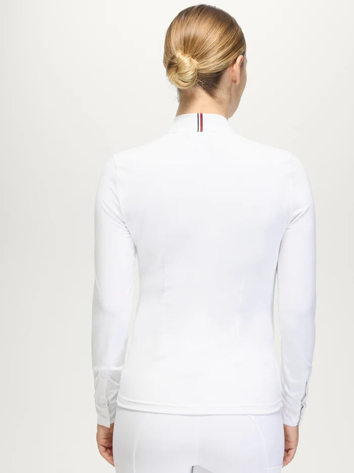 Camicia da donna Monica con strass TH OPTIC WHITE Tommy Hilfiger