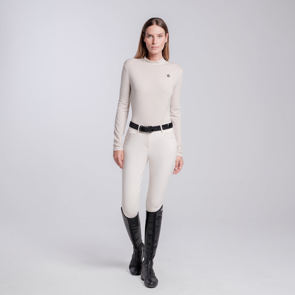 Maglia tecnica da donna in lana Cavalleria Toscana