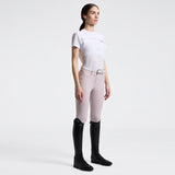 T-shirt da donna traforata con inserti | Cavalleria Toscana