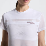 T-shirt da donna traforata con inserti | Cavalleria Toscana