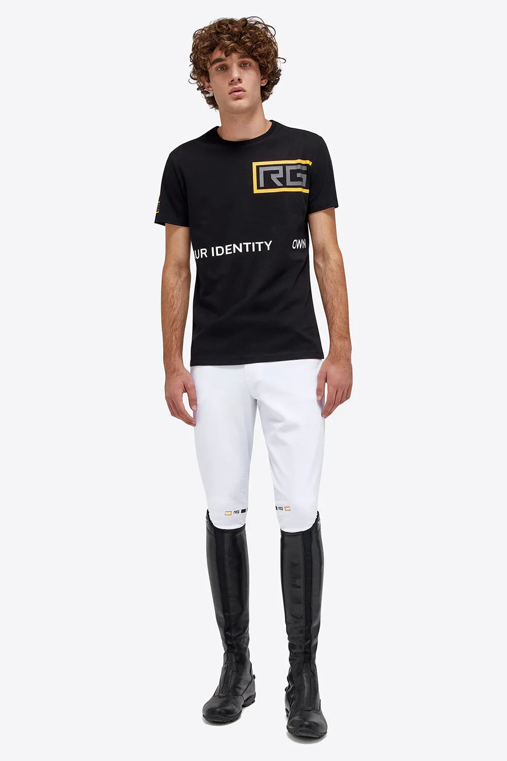 T-shirt RG da Uomo in Cotone