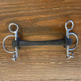 Pelham aste corte Harmony 2 Poponcini 13,5 gomma nera