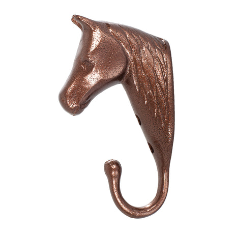 Appendibriglie testa di cavallo in alluminio colorato