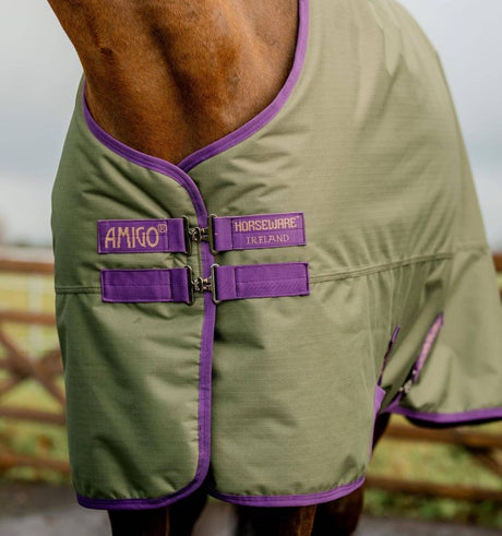 Amigo® Hero Ripstop Turnout con fodera in pile (50 g leggero)