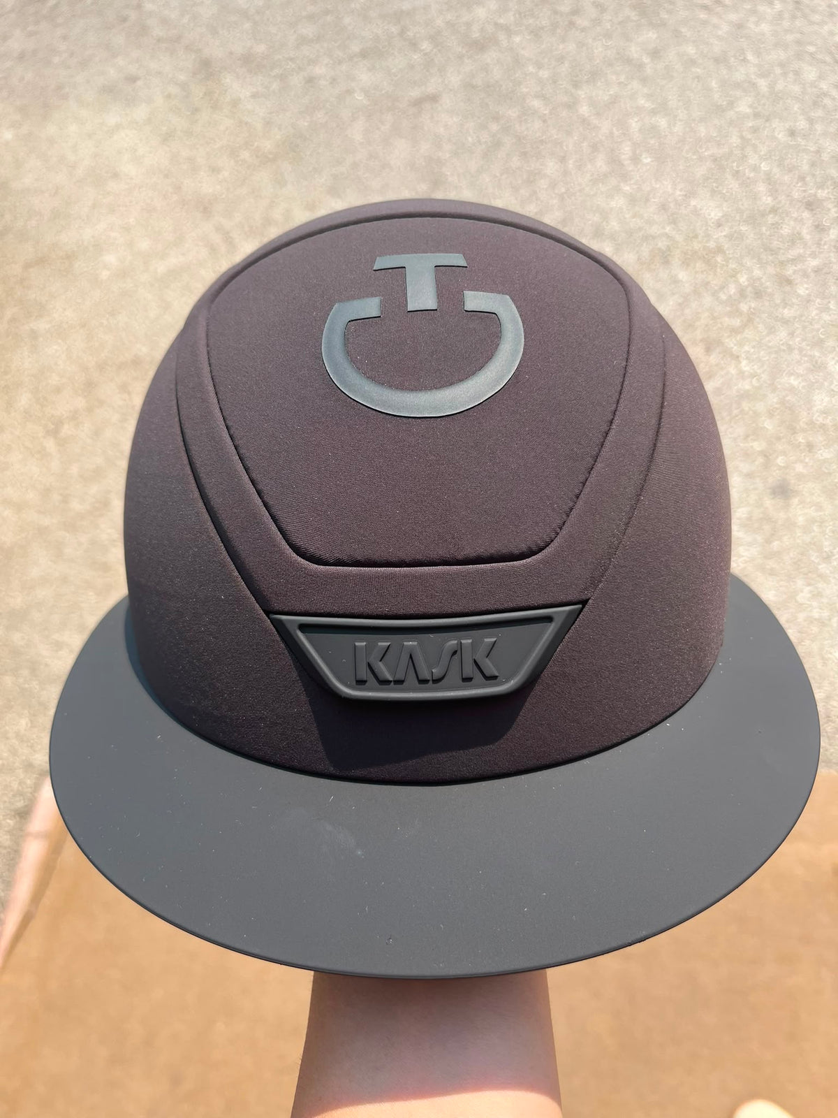 CASCO DA EQUITAZIONE VISIERA POLO Cavalleria Toscana