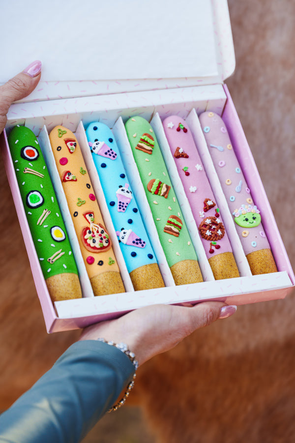 Set da 6 biscotti a forma di cavallo glassati in edizione limitata Candy Horse
